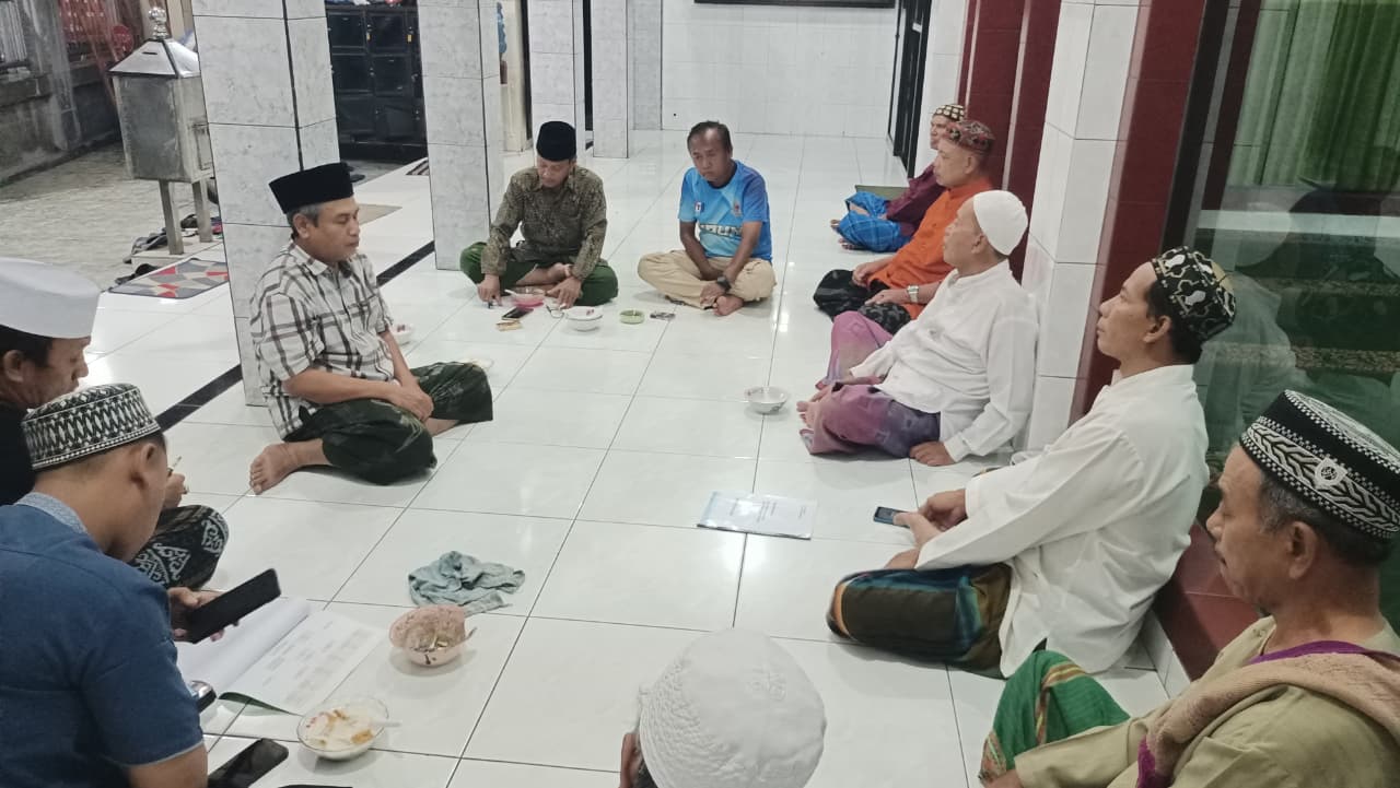 Masjid Mubasyirin Gelar Rapat Koordinasi Persiapan Pengajian Umum KH. Much. Imam Chambali dan Launching Website